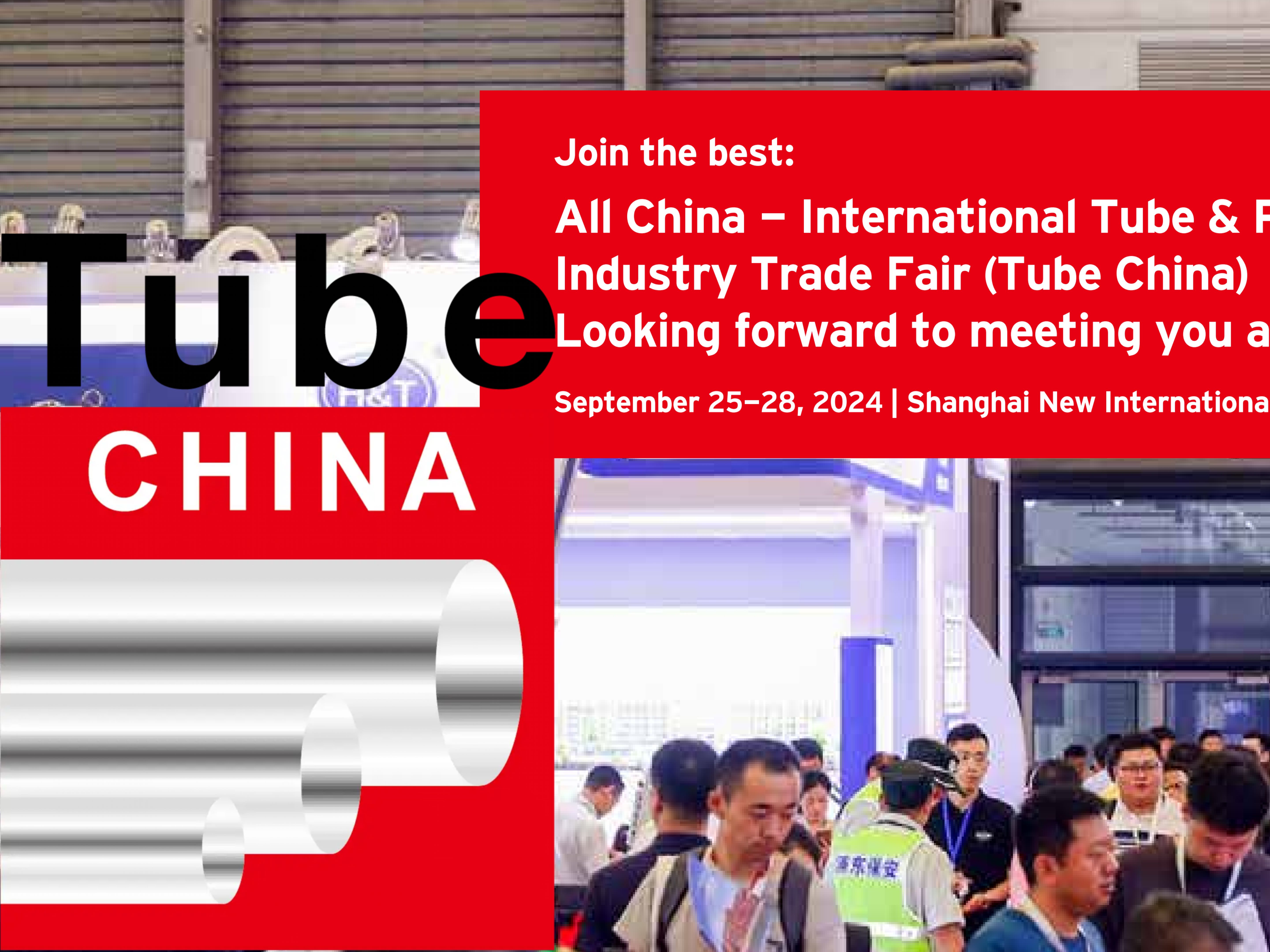 WELCOME TO VISIT WRD ON TUBE CHINA 2024 IN SHANGHAI