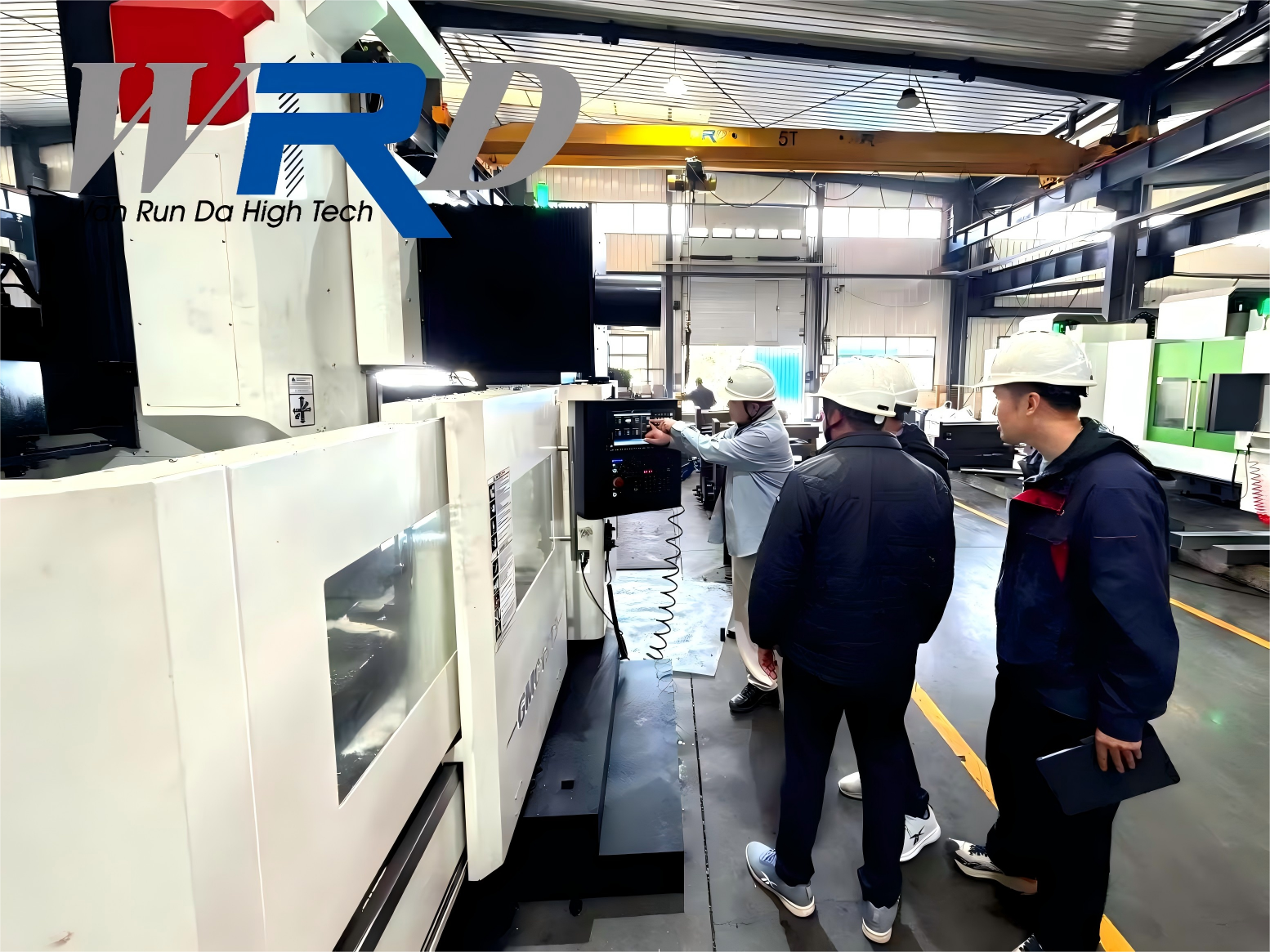 Foreign Clients Visit WRD, CNC Production Line Shows Manufacturing Strength