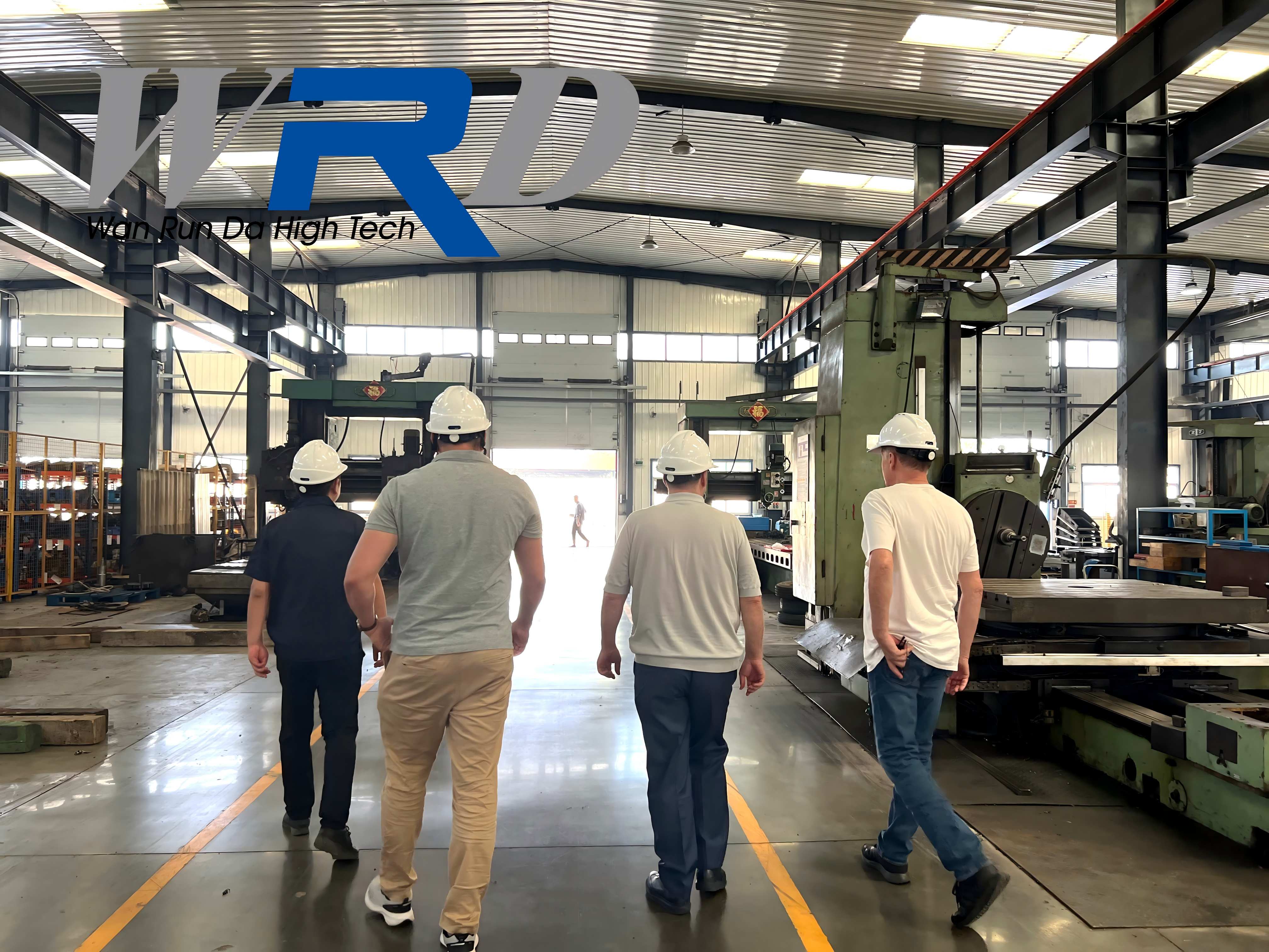 Russian Clients Visit WRD, Impressed by Newly Completed ERW Tube Mill