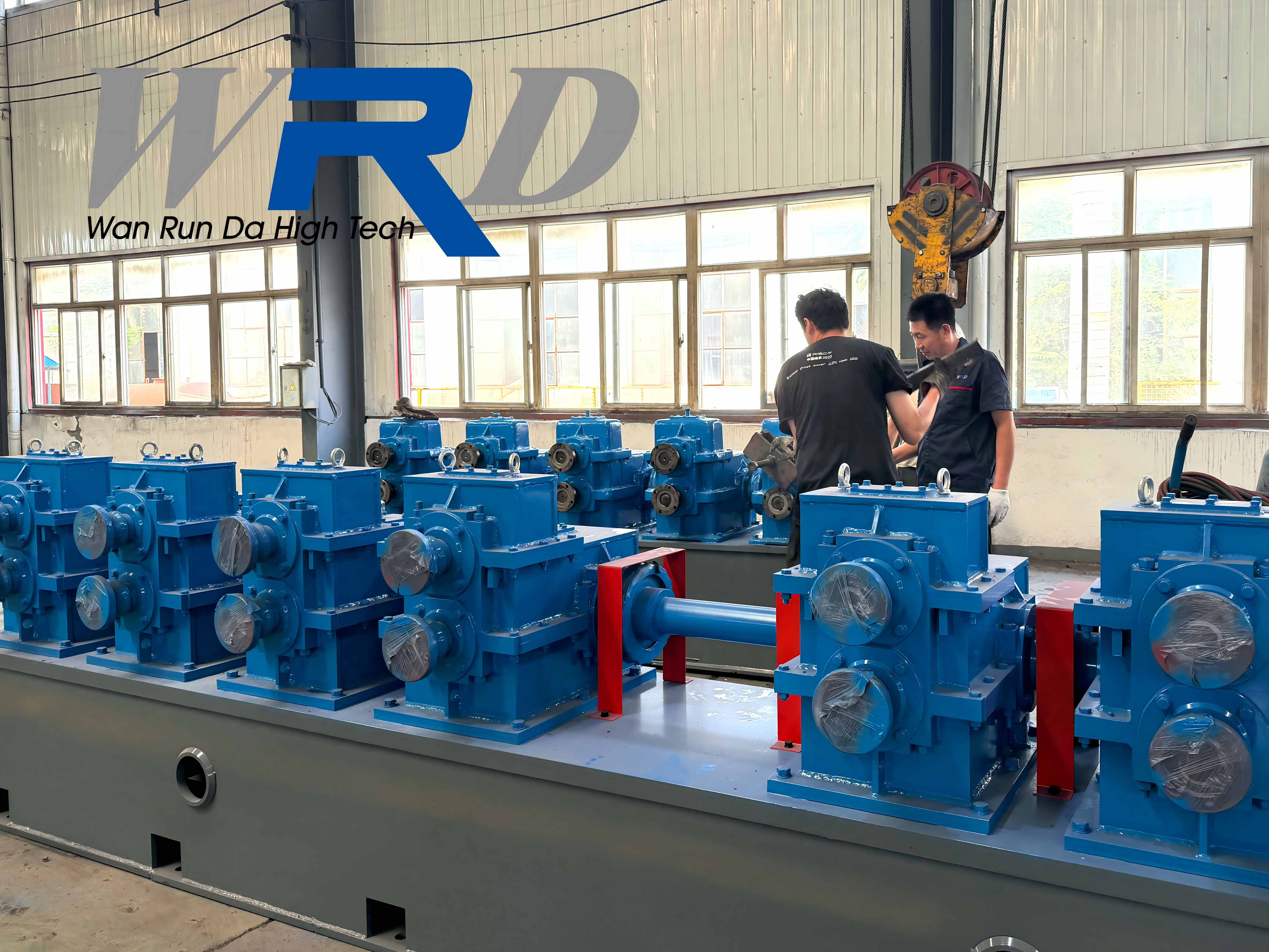 New 114 ERW Pipe Mill Nears Completion: Final Painting and Factory Commissioning