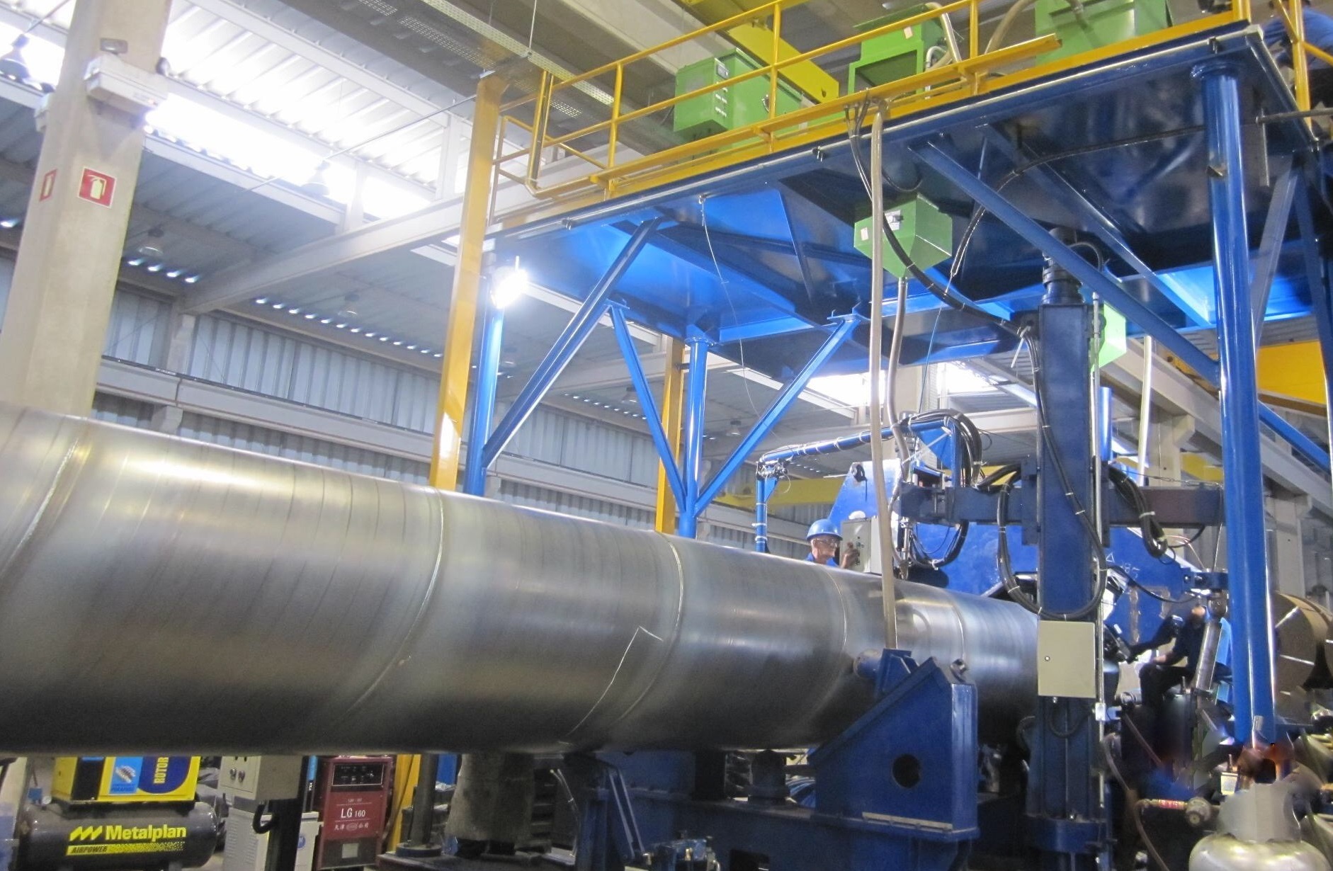 WSAW2200 Spiral Pipe Mill