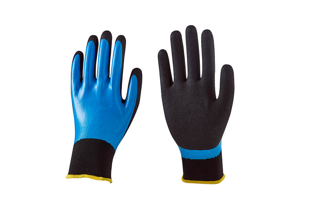 Popular HPPE Level 5 Coating Sandy Nitrile Safety Glove at home and abroad