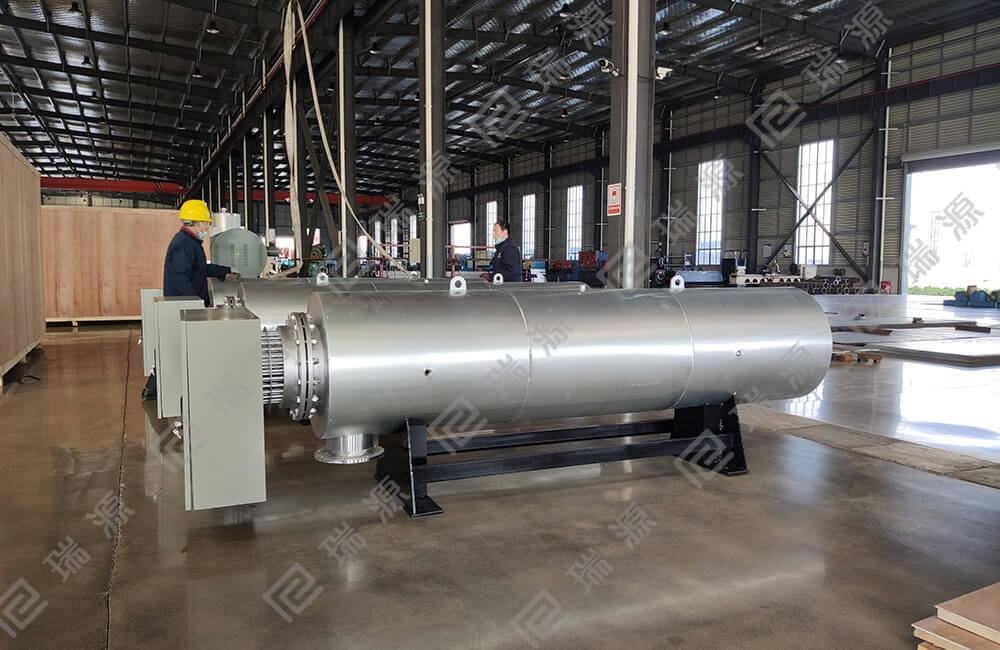 210KW electrical process air heater for meltblown fabric in polypropylene spunbond nonwoven line