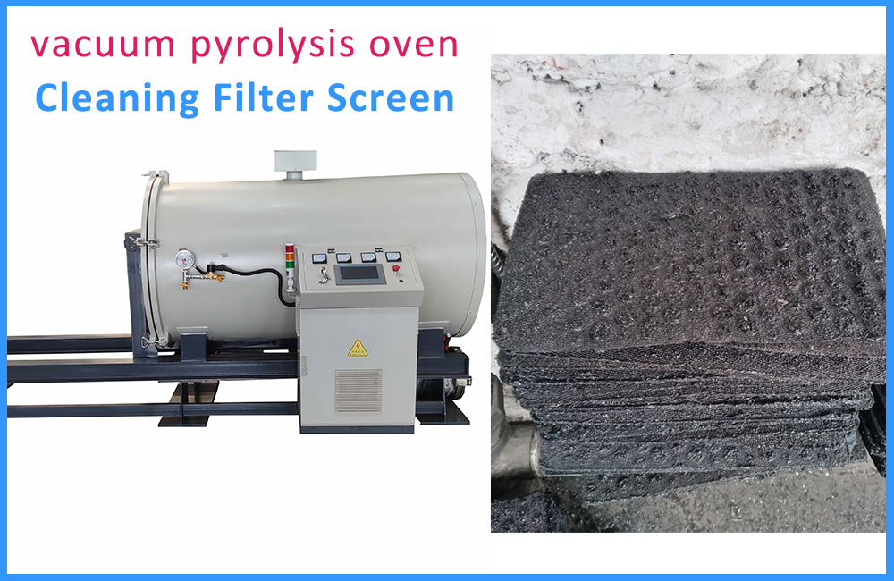 Vacuum Pyrolysis Cleaning Furnace for Cleaning Mesh Screens