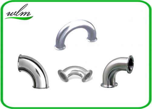 Sanitary Pipe Fittings Butt Weld / Tri Clamp / Thread Elbows