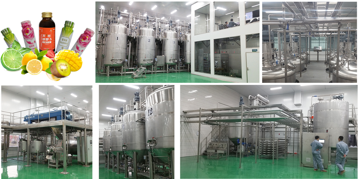 Fermented enzyme beverage production line