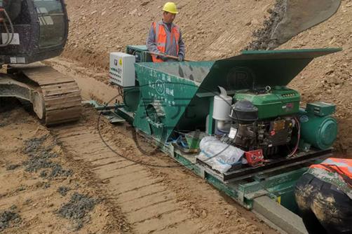 Rectangle shape Canal lining machine
