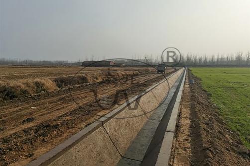 Trapezoid shape Canal forming machine