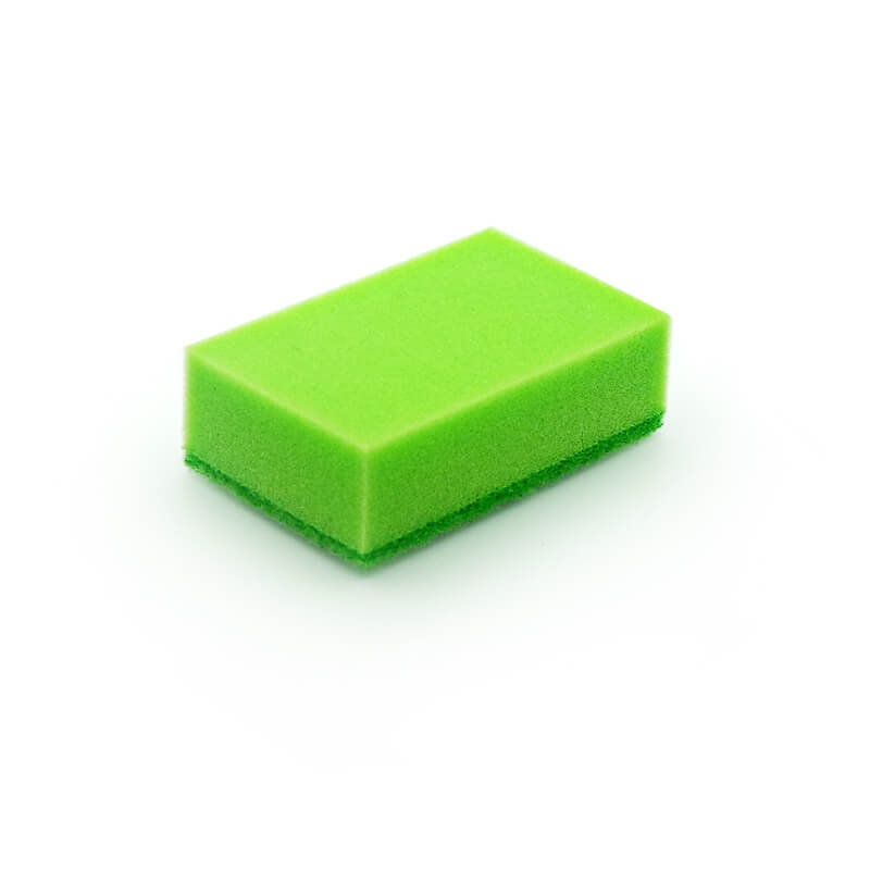 High density soft sponge scrubbers
