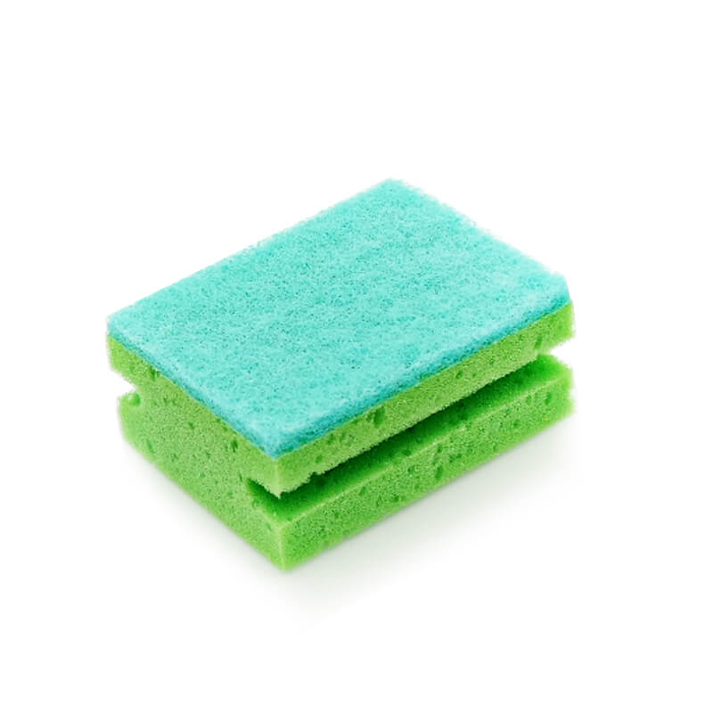 Multicolored grip sponge scrubbers