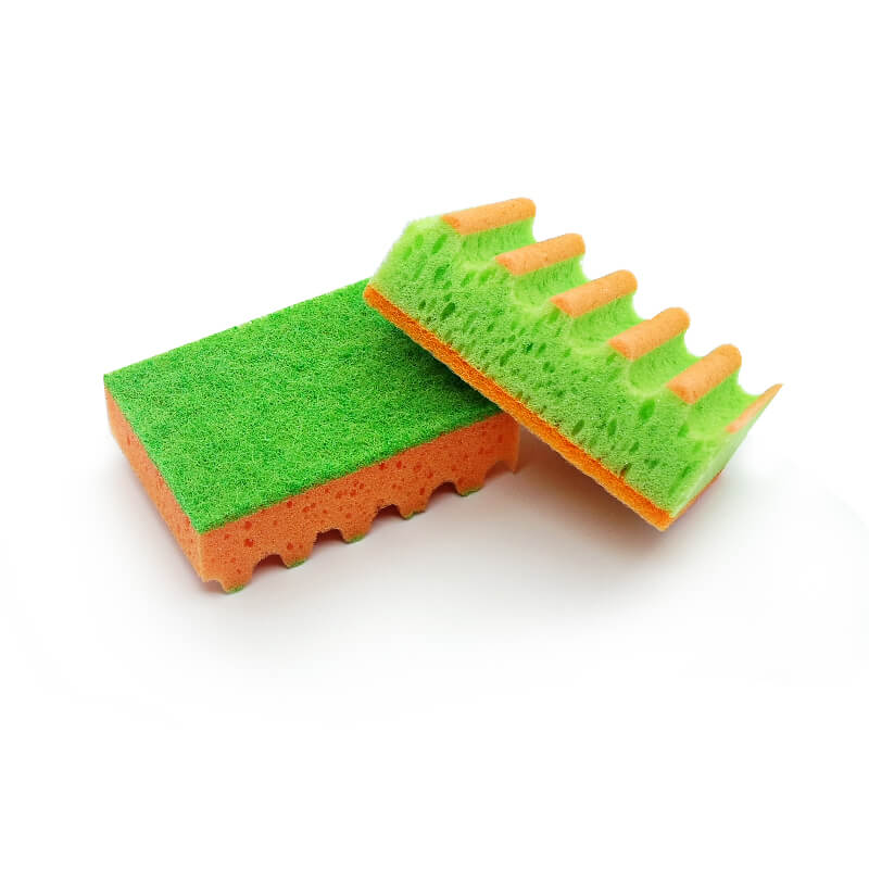 Multiusage sponge scrubbers