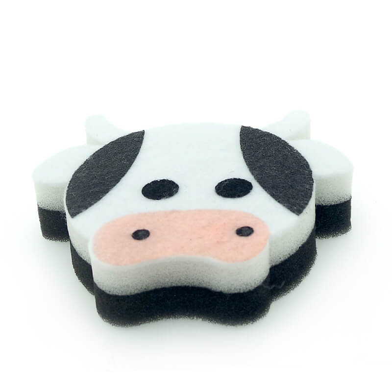 Cow sponge scourer