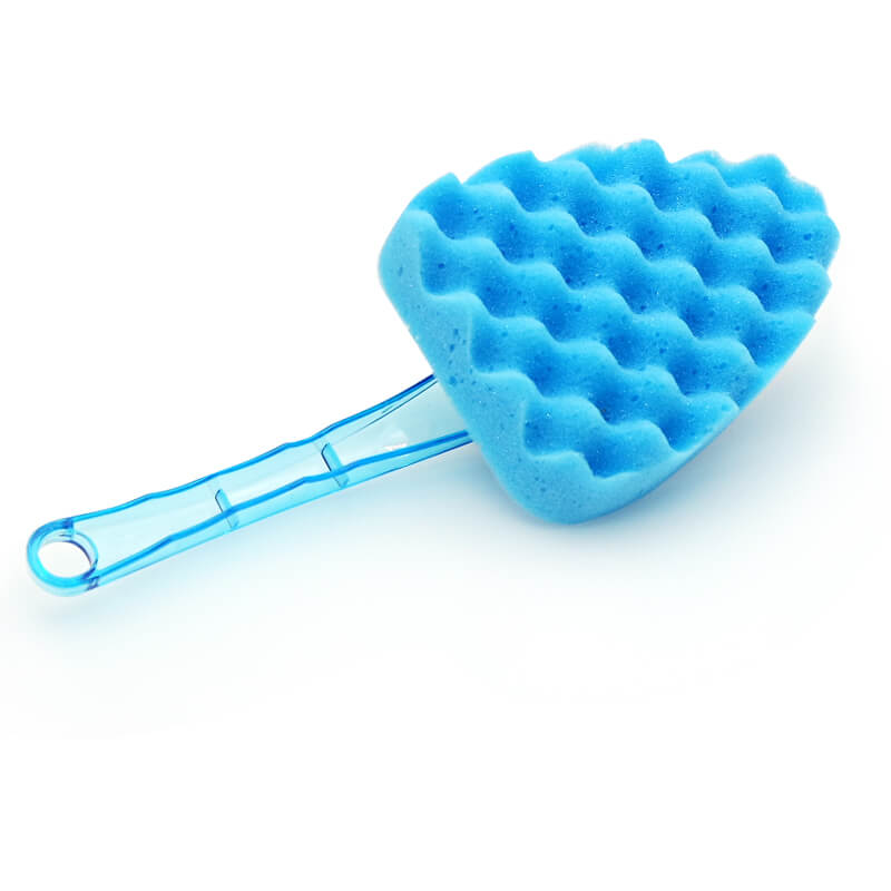 Car cleaning sponge with handle