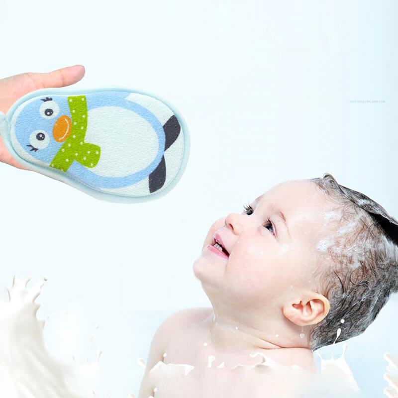 Baby bath scrubber