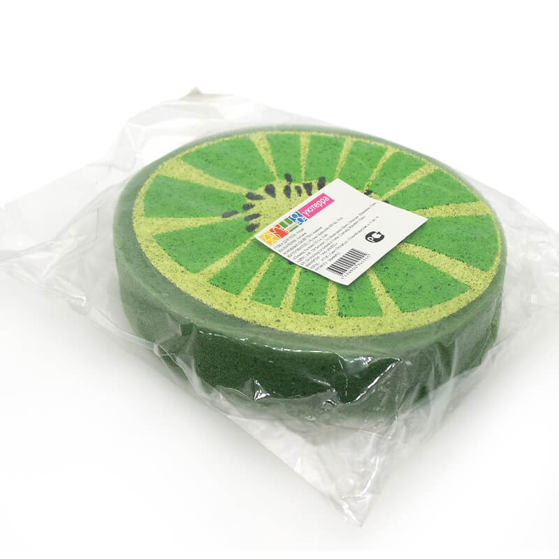 Kiwi bath sponge