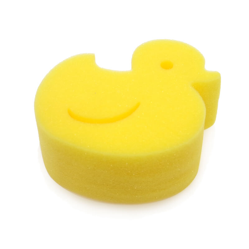 Duck bath sponge