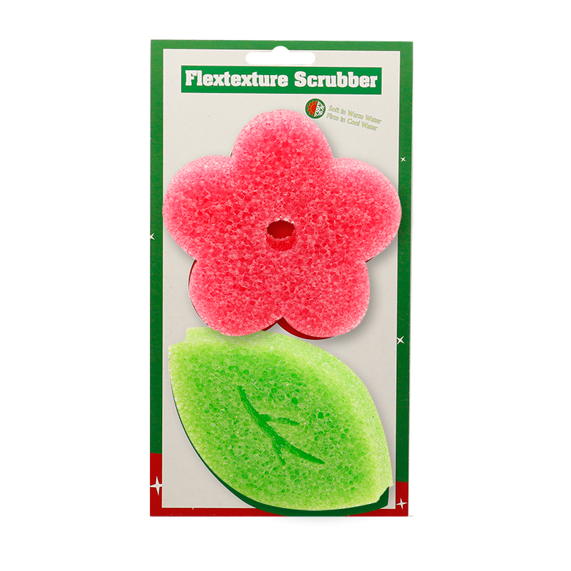 Foamstar Flextexture Scrubber(Flower &Leaf) FK206