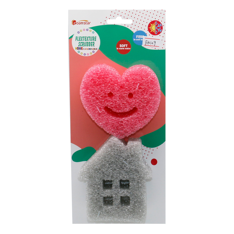 Foamstar Kitchen Cleaning Dishwashing Sponge Cellulose Scrub Reusable Washable Sponge for Dish Cleaning FK129