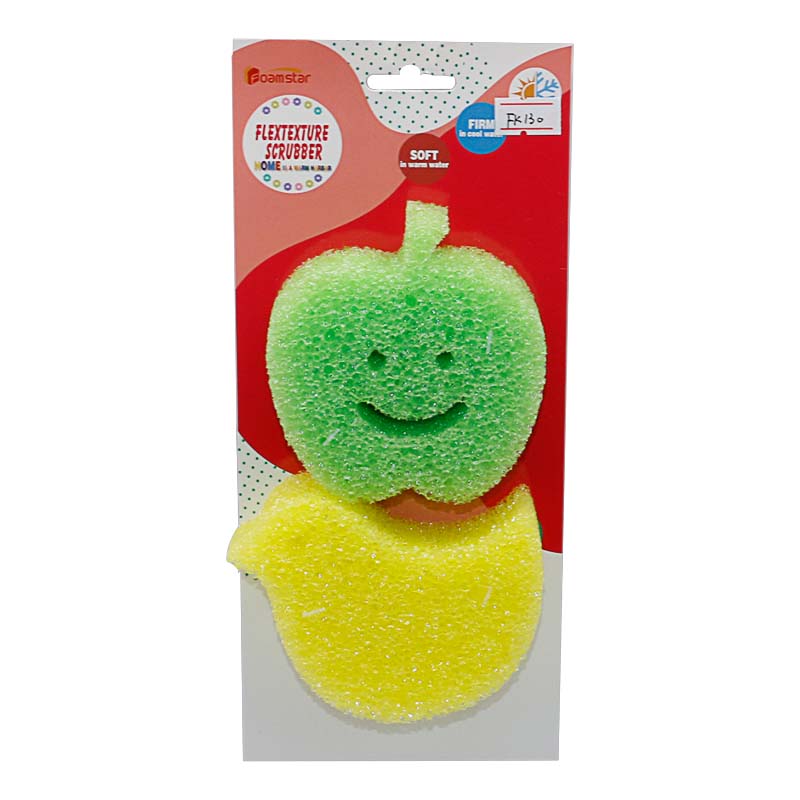 Foamstar Kitchen  Happy Face Design Responsive Temperature Sponges FK130