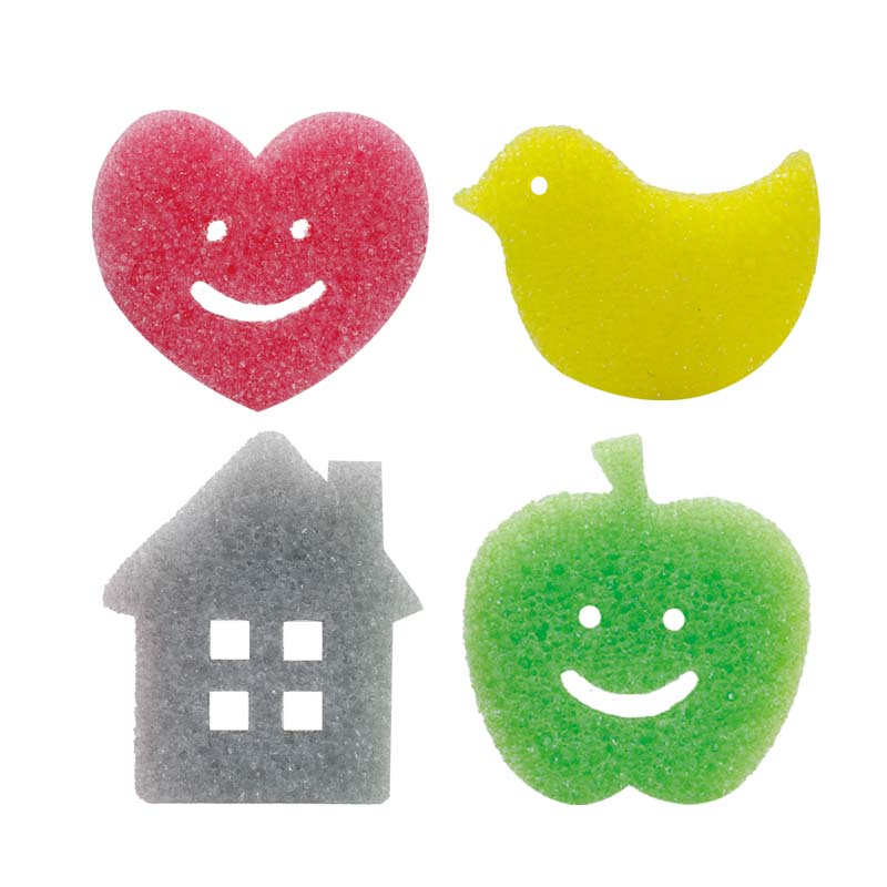 Foamstar Kitchen  Happy Face Design Responsive Temperature Sponges FK130