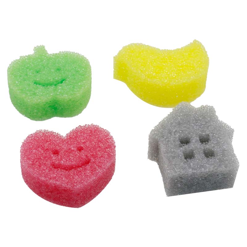 Foamstar Kitchen  Happy Face Design Responsive Temperature Sponges FK130