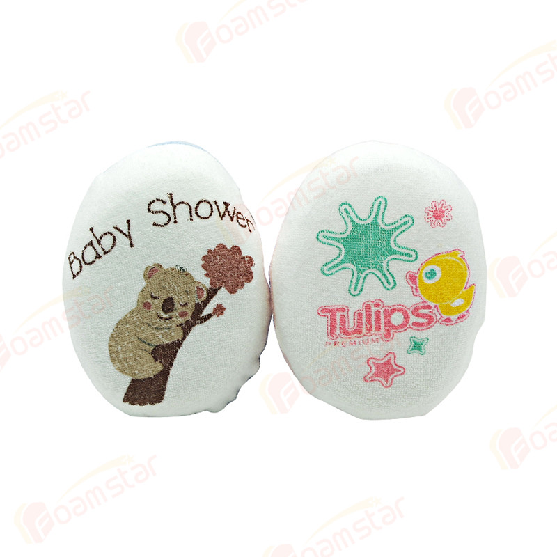 Cute Animal Shape Baby Bath Shower Sponge FB034