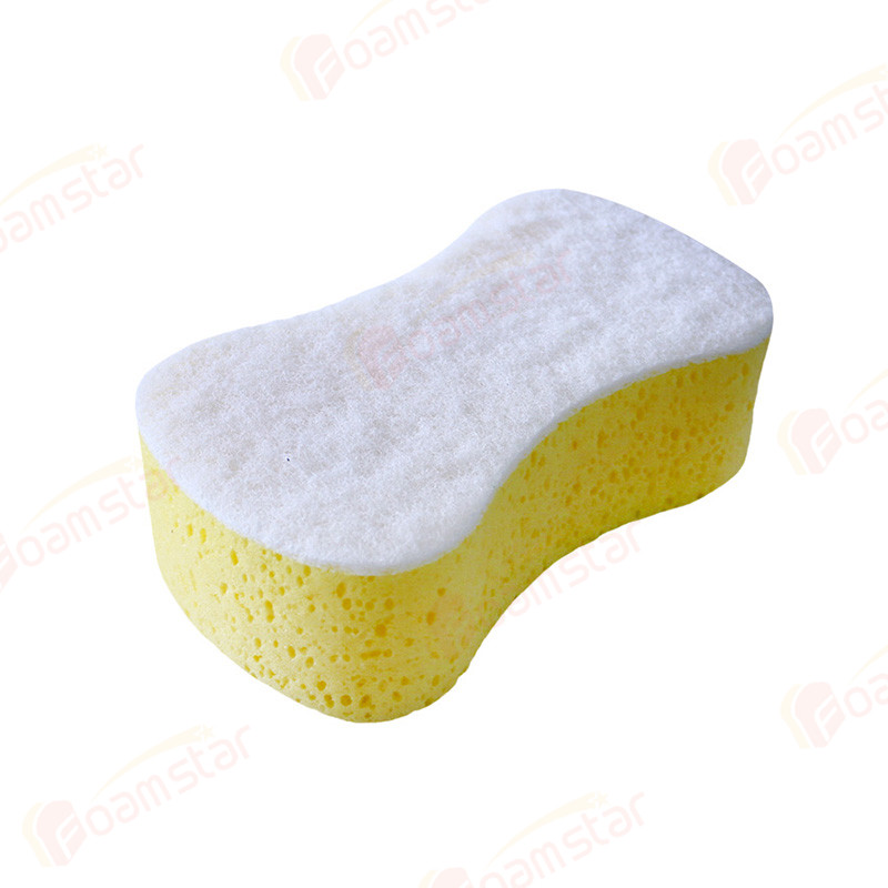 Jumbo Yellow Sponge/White Light-Duty Scouring Pad Combo FC137