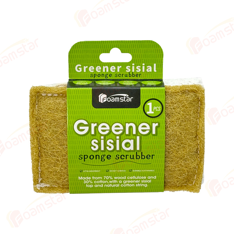 Greener Sisal Sponge Scrubber FW091