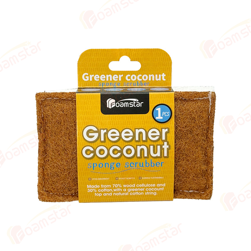 Greener Coconut Sponge Scrubber FW092
