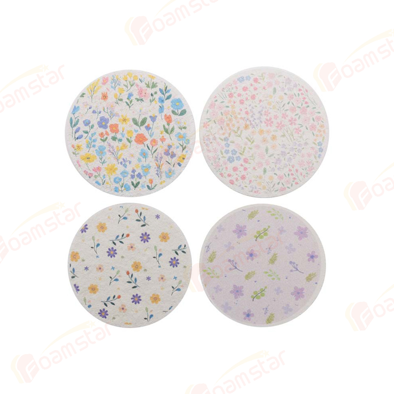 Small Floral Cellulose Sponge FW113