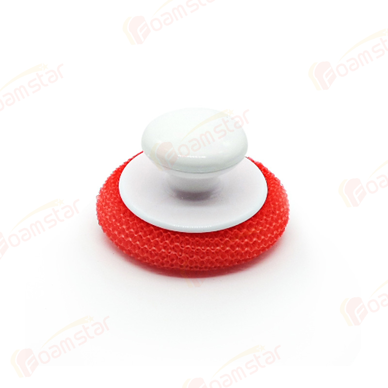 Plastic Scourer With Handle FA019C