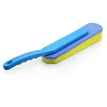 Long handle cleaning sponge brush
