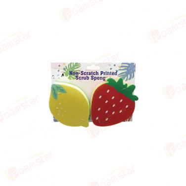 Non-Scratch Fruit Sponge Set FK205