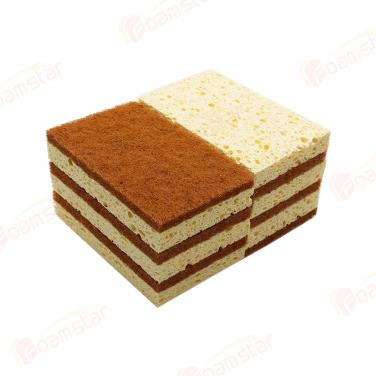 Greener Coconut Fiber Sponge Scourers FW034
