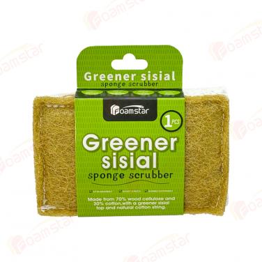 Greener Sisal Sponge Scrubber FW091