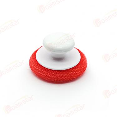 Plastic Scourer With Handle FA019C