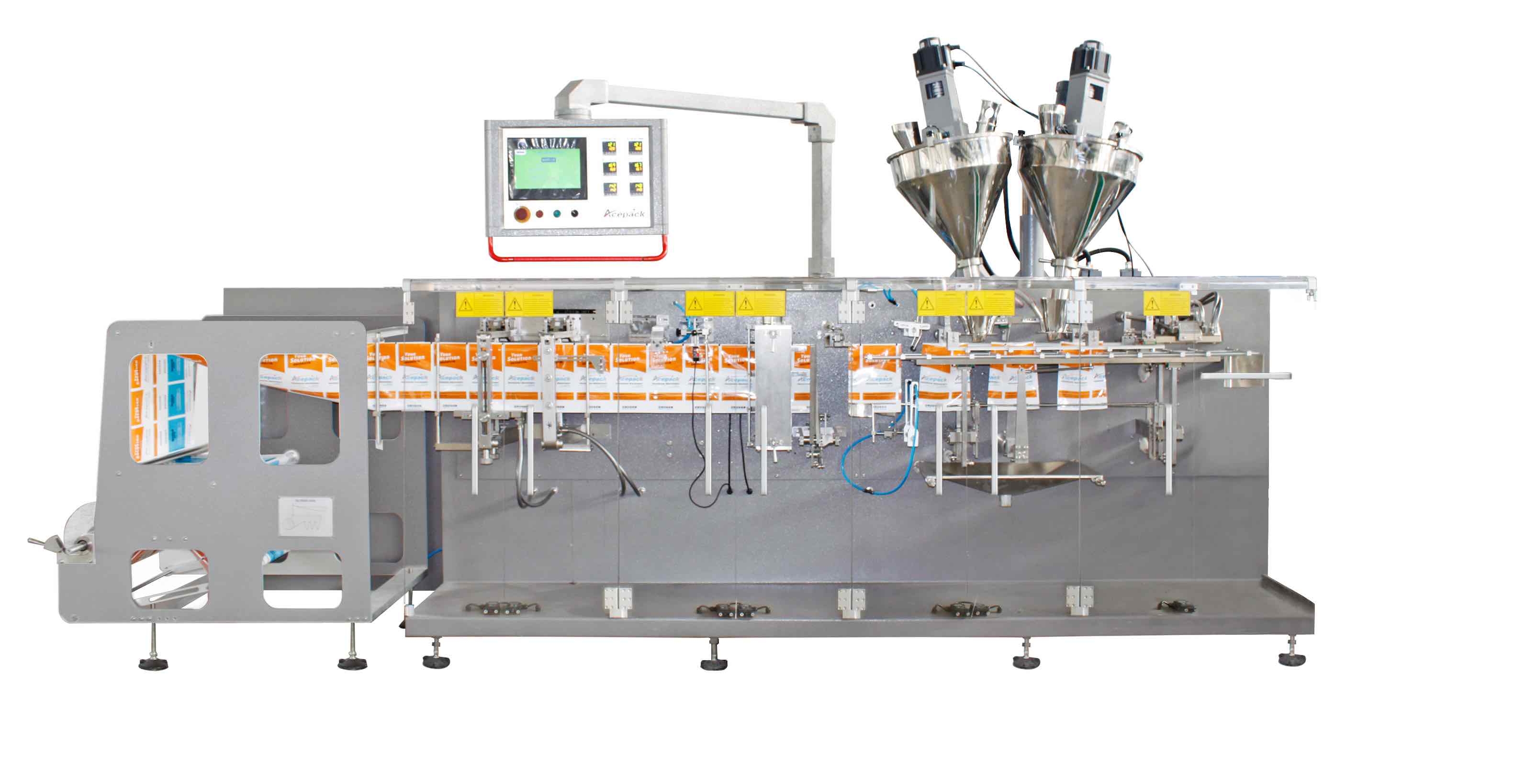 The characteristics of zipper pouch packing machine