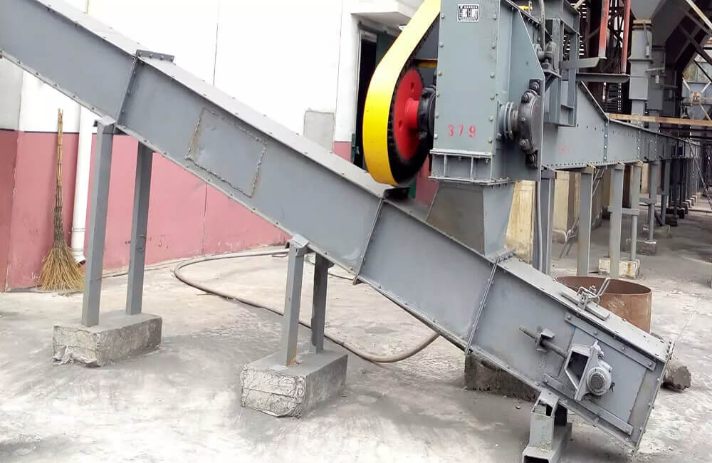 MS Scraper Conveyor for solid waste treatment