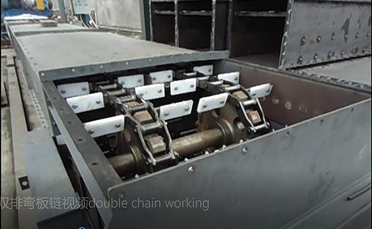 Scraper shop chain conveyor