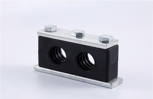 Heavy Duty Double PA Pipe Clamp