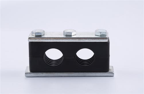 Heavy Duty Double PA Pipe Clamp