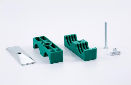 Light Duty Double PP Pipe Clamp