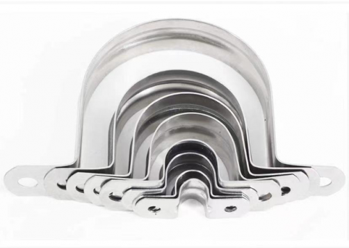 Metric carbon steel u type pipe clamps saddles hose clamps