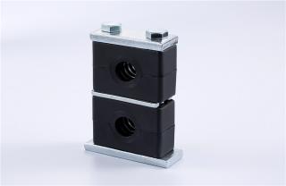 Heavy Duty Double PA Pipe Clamp