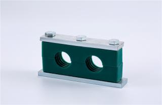 Heavy Duty Double PP Pipe Clamp