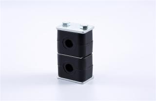 Light Duty Double PA PIPE CLAMP