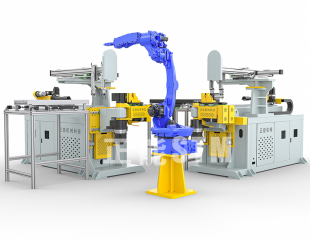 Oil tube pipe bending automation cell