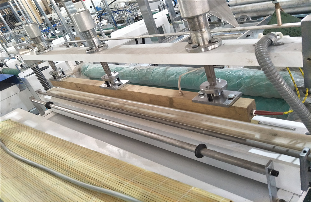 Double Fold Perforated Flat Bottom Bag On Roll Making Machine