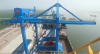 Efficient and environmental friendly | Rainbow Heavy Machineries GENMA research and development of customized wood chip and coal unloading dual grap ship unloader for paper company customers