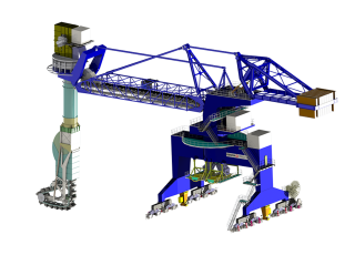 Chain Bucket Ship Unloader